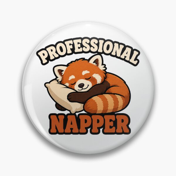 Item preview, Professional Napper Cute Red Panda designed and sold by EastEndTownie.