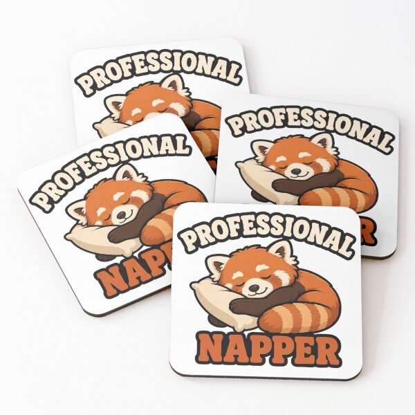 Item preview, Professional Napper Cute Red Panda designed and sold by EastEndTownie.