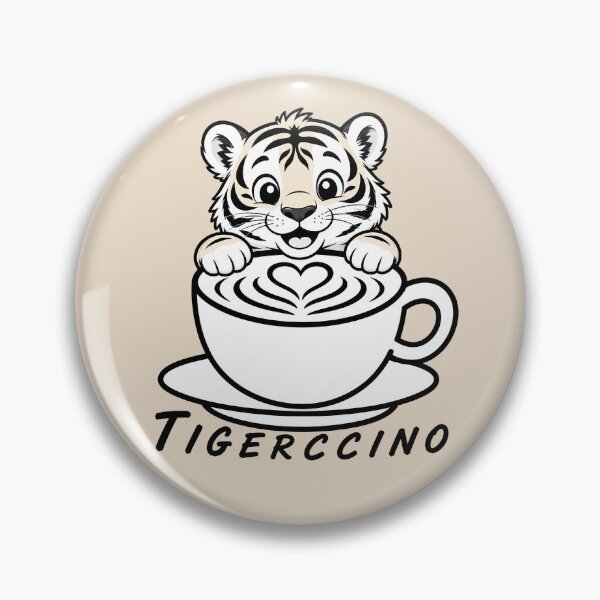 Item preview, ☕ BREWED BEASTIES COLLECTION ☕ - WILDLIFE PALS -  Tigerccino designed and sold by WheelieGdArt.