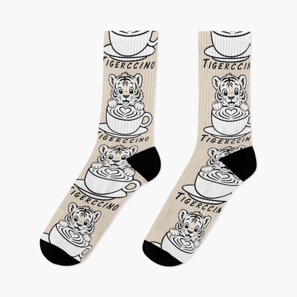 Item preview, ☕ BREWED BEASTIES COLLECTION ☕ - WILDLIFE PALS -  Tigerccino designed and sold by WheelieGdArt.