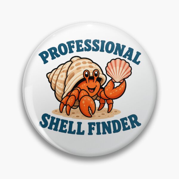 Item preview, Professional Shell Finder Cute Hermit Crab designed and sold by EastEndTownie.