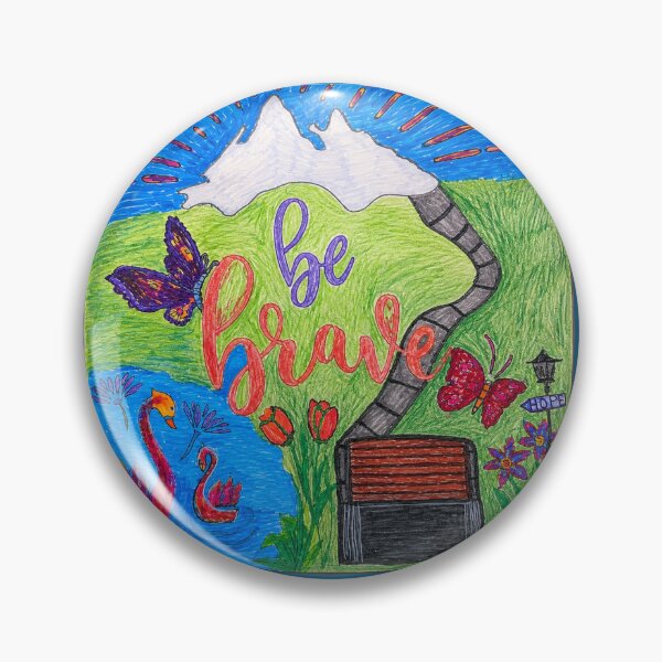 Item preview, Be Brave designed and sold by jackieinspires.