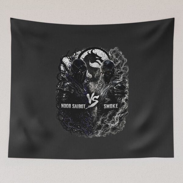 Item preview, Noob Saibot vs Smoke designed and sold by TMTD Productions.