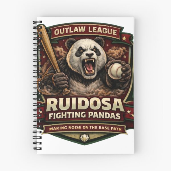 Item preview, Ruidosa Fighting Pandas Baseball Logo – Aggressive Panda Mascot  Outlaw League Team designed and sold by GravesSalva.