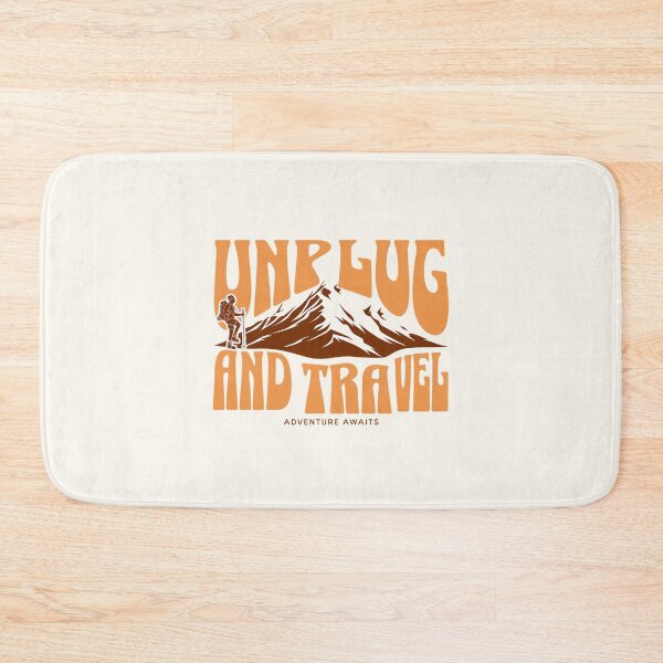 Item preview, Unplug and Travel - Adventure Awaits designed and sold by VibetheSeason.