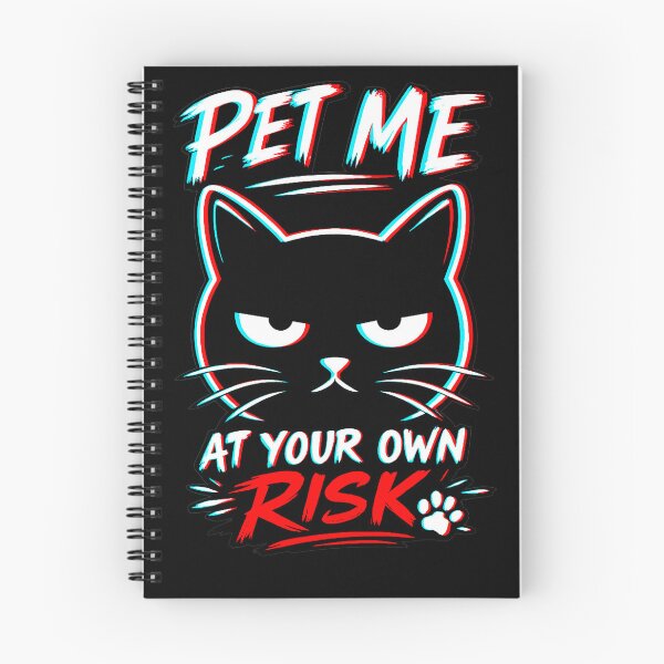Item preview, Pet Me at Your Own Risk Cat Shirt | Funny Black Cat Design | Sarcastic Cat Lover Gift | Grumpy Kitty Graphic Tee designed and sold by Kittcatking.