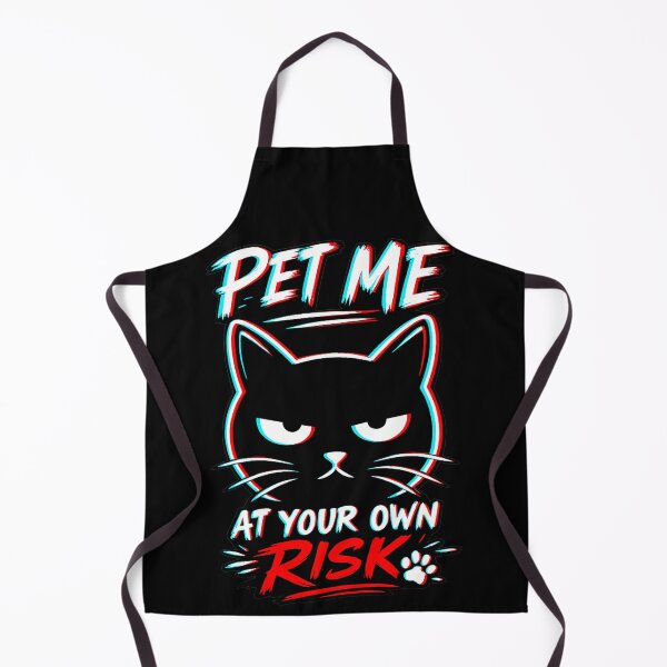 Item preview, Pet Me at Your Own Risk Cat Shirt | Funny Black Cat Design | Sarcastic Cat Lover Gift | Grumpy Kitty Graphic Tee designed and sold by Kittcatking.