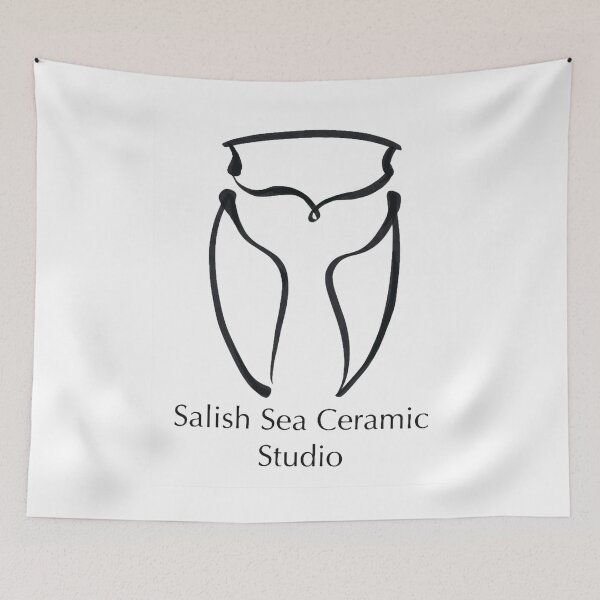 Item preview, Salish Sea Ceramic Studio Logo Graphic Art designed and sold by GravesSalva.