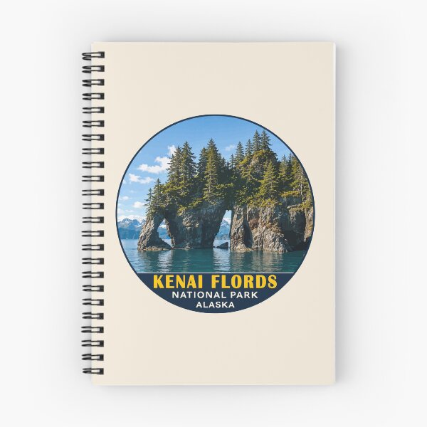 Item preview, Kenai Fjords National Park Retro Design designed and sold by Gideon Emmerich.