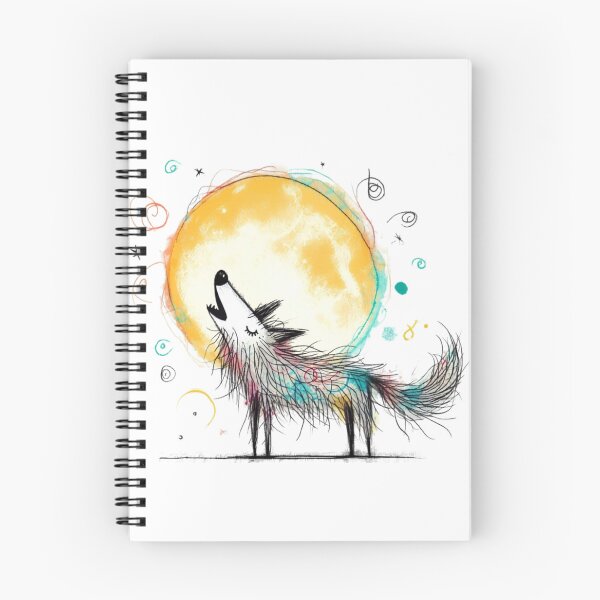Item preview, Wolf Howling at the Moon  Main Tag designed and sold by AnyGil.