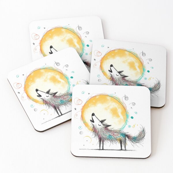 Item preview, Wolf Howling at the Moon  Main Tag designed and sold by AnyGil.