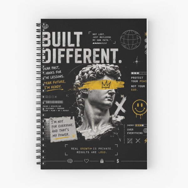 Item preview, Built Different Modern Greek Bust Streetwear Graphic designed and sold by M'artes .
