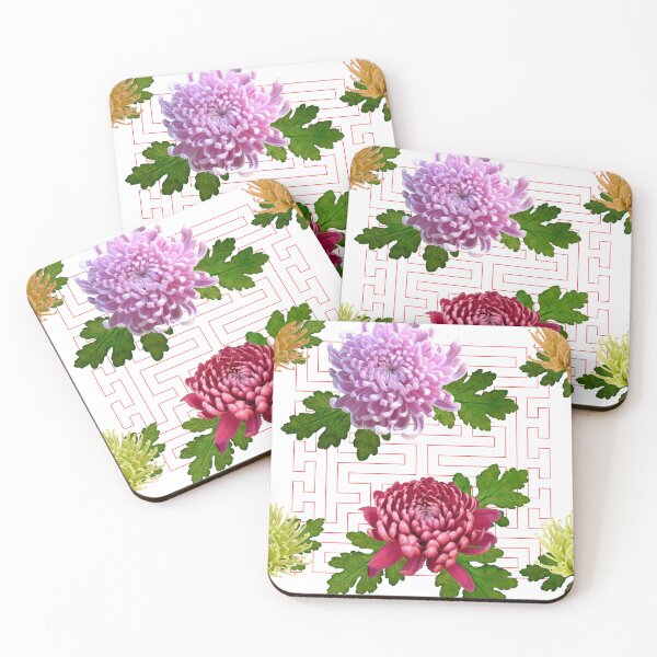 Item preview, Chrysanthemums - bright colors designed and sold by bunbun369.