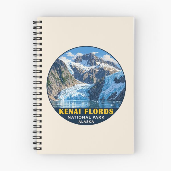 Item preview, Kenai Fjords National Park Retro Design designed and sold by Gideon Emmerich.