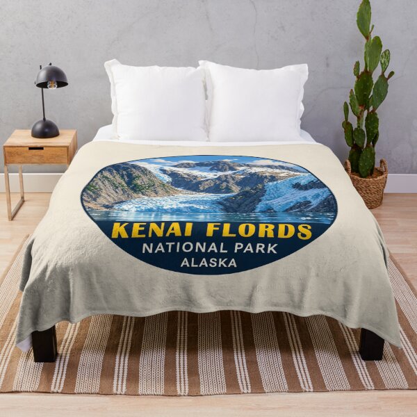 Item preview, Kenai Fjords National Park Retro Design designed and sold by Gideon Emmerich.