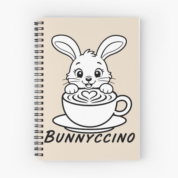 Item preview, ☕ BREWED BEASTIES COLLECTION ☕ - WOODLAND FRIENDS -  Bunnyccino designed and sold by WheelieGdArt.
