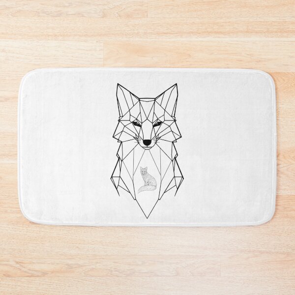 Item preview, Geometric Wireframe Fox designed and sold by Oddifys.