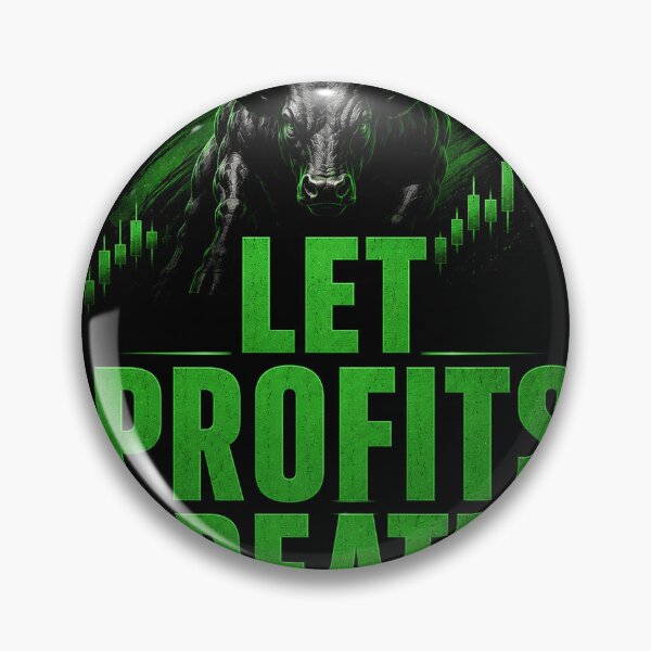 Item preview, Let Profits Breathe | Trading Motivation Bull Market Trader Design designed and sold by PipForgeStudio .