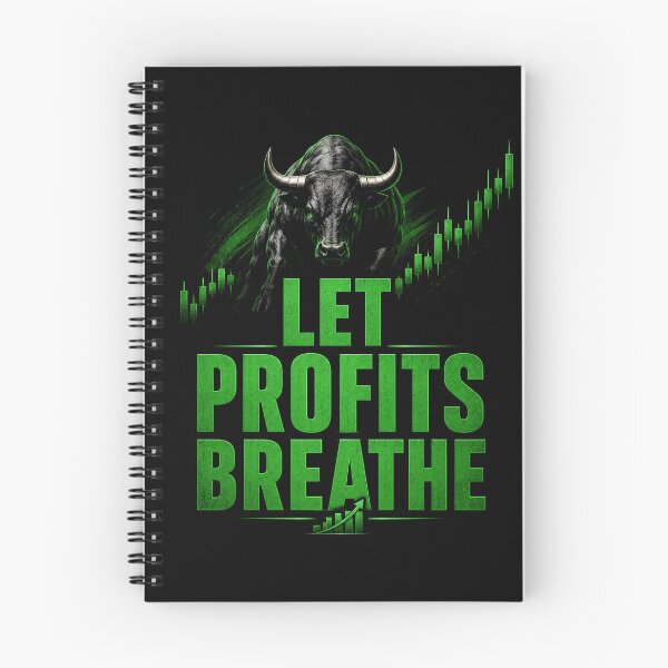 Item preview, Let Profits Breathe | Trading Motivation Bull Market Trader Design designed and sold by PipForgeStudio .