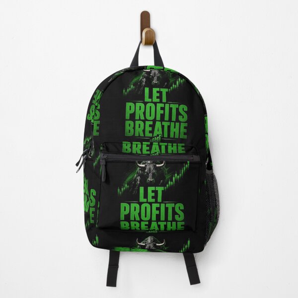 Item preview, Let Profits Breathe | Trading Motivation Bull Market Trader Design designed and sold by PipForgeStudio .