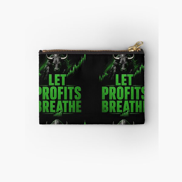 Item preview, Let Profits Breathe | Trading Motivation Bull Market Trader Design designed and sold by PipForgeStudio .