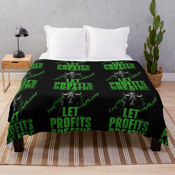 Item preview, Let Profits Breathe | Trading Motivation Bull Market Trader Design designed and sold by PipForgeStudio .