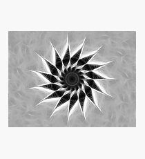 Gray Kaleidoscope Art 19 Photographic Print