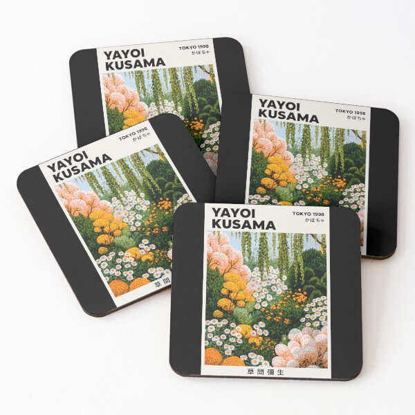 Item preview, Inspired by Yayoi Kusama Tokyo 1998 Garden Poster, Colorful Daisy Flower Art Print, Japanese Modern Wall Decor designed and sold by MorningJoco.