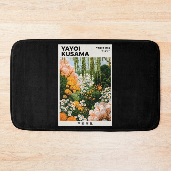 Item preview, Inspired by Yayoi Kusama Tokyo 1998 Garden Poster, Colorful Daisy Flower Art Print, Japanese Modern Wall Decor designed and sold by MorningJoco.