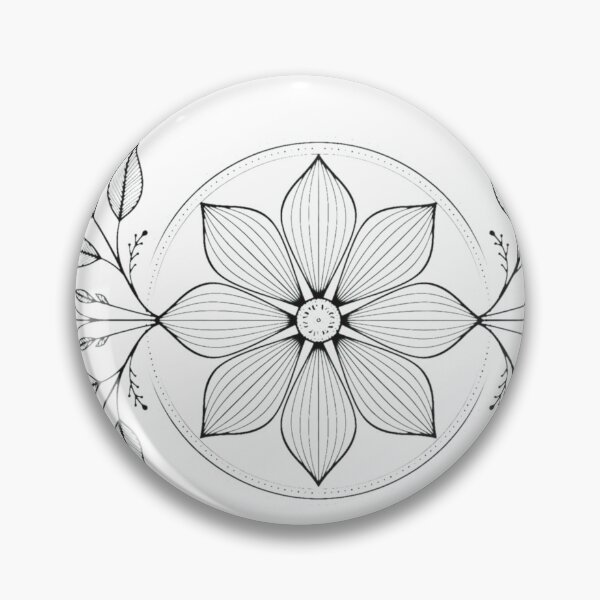 Item preview, Gold Line Art Flower: Sophisticated Floral Design in Bronze designed and sold by FantasyPearl.