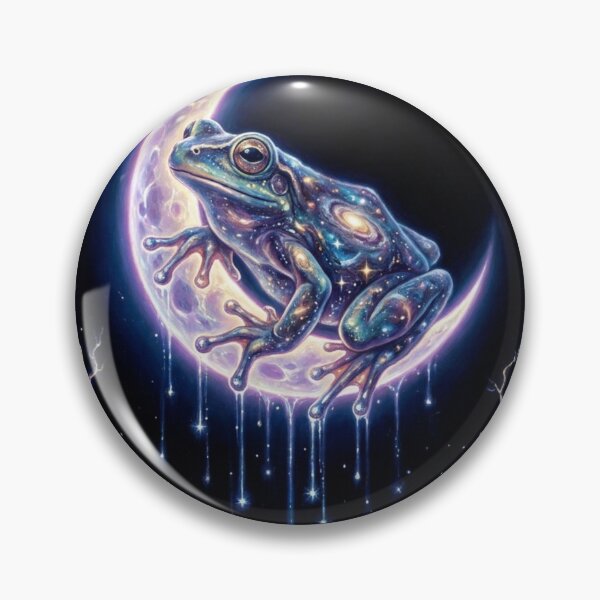 Item preview, Celestial Space Frog Nebula Art designed and sold by OddlySticky.