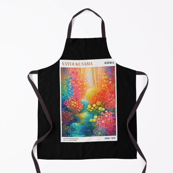 Item preview, Inspired by Yayoi Kusama Colorful Forest Poster, Vibrant Dot Art Abstract Print, Tokyo Japan Wall Decor designed and sold by HappyGrandmaUB.