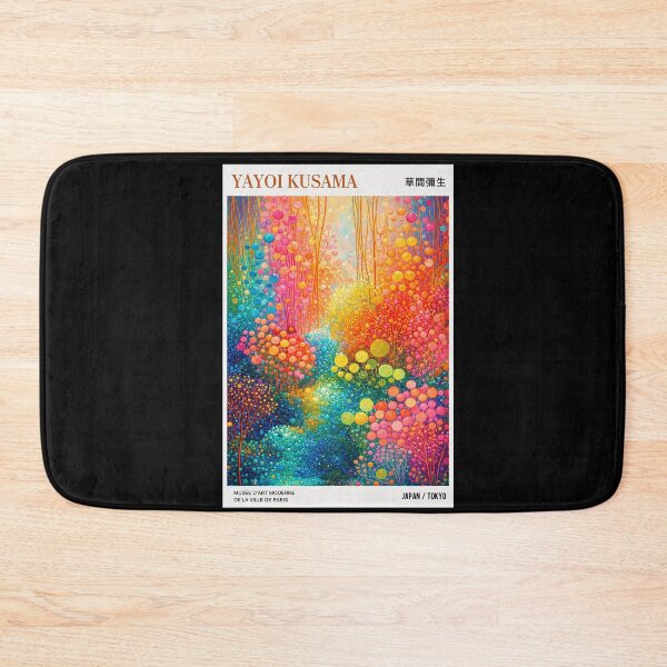 Item preview, Inspired by Yayoi Kusama Colorful Forest Poster, Vibrant Dot Art Abstract Print, Tokyo Japan Wall Decor designed and sold by HappyGrandmaUB.
