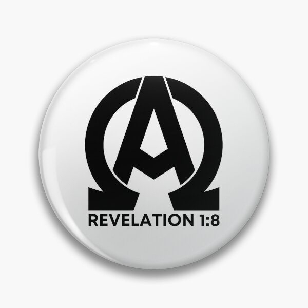 Item preview, Revelation 1:8 - Alpha and Omega Christian Quotes - Black Design designed and sold by MoriaStore.