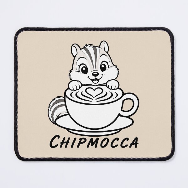Item preview, ☕ BREWED BEASTIES COLLECTION ☕ - WOODLAND FRIENDS - Chipmocca designed and sold by WheelieGdArt.