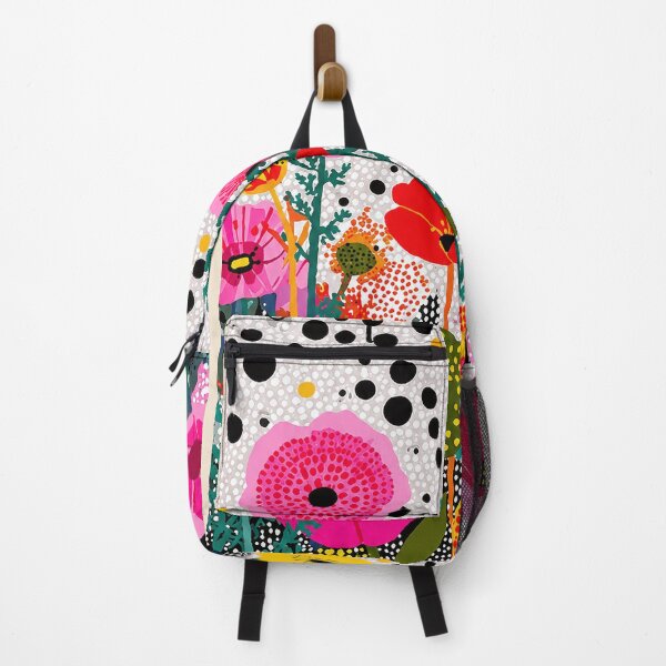 Item preview, Inspired by Yayoi Kusama 1992 Japan Poster, Colorful Polka Dot Flower Print, Modern Japanese Wall Decor designed and sold by scrambledpeg.