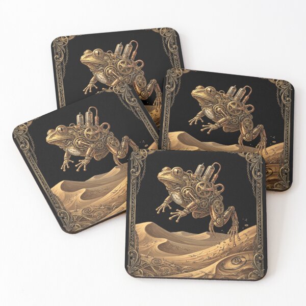 Item preview, Steampunk Clockwork Frog Gear Art designed and sold by OddlySticky.