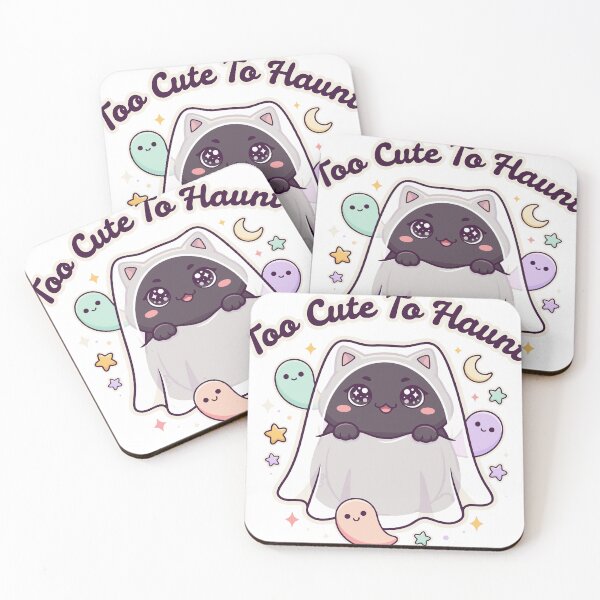 Item preview, Adorable Black Ghost Cat Halloween Design designed and sold by Mahilis.