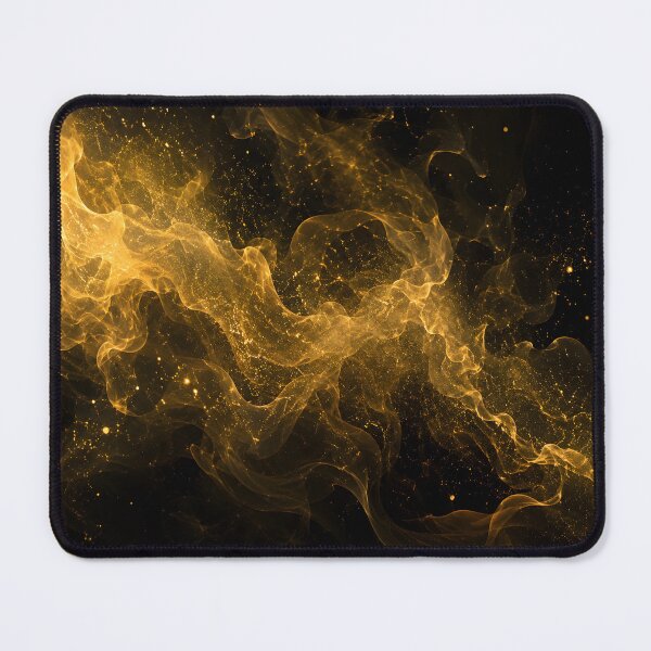 Item preview, Golden Smoke Flow | Luxury Abstract Wall Art | Modern Gold Poster | Fine Art Print designed and sold by bauschberts.