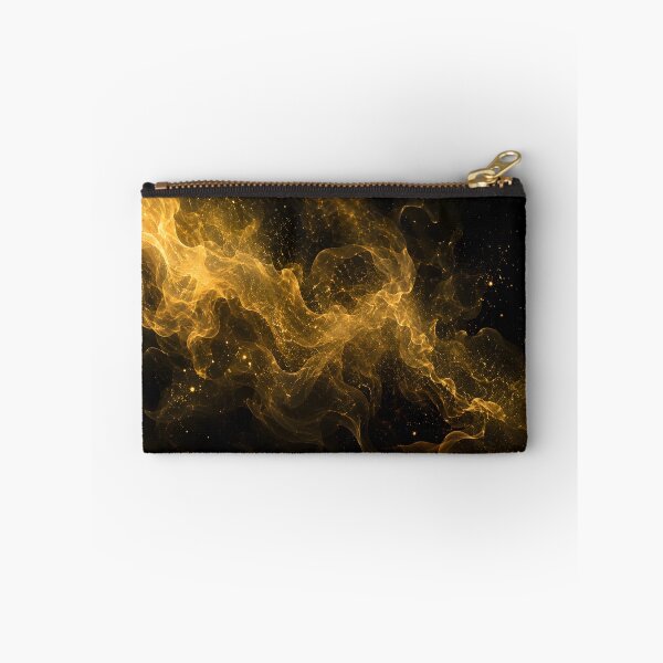 Item preview, Golden Smoke Flow | Luxury Abstract Wall Art | Modern Gold Poster | Fine Art Print designed and sold by bauschberts.