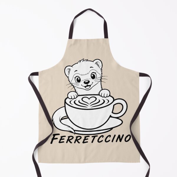 Item preview, ☕ BREWED BEASTIES COLLECTION ☕ - WOODLAND FRIENDS - Ferretccino designed and sold by WheelieGdArt.
