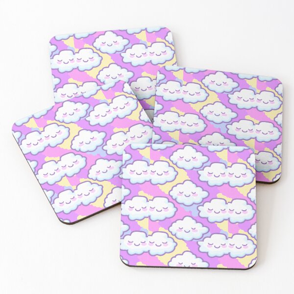 Item preview, Kawaii clouds pattens design designed and sold by GeekGamers.