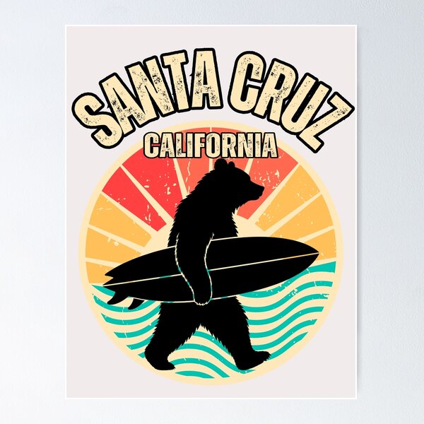 Item preview, Santa Cruz Beach California Surfing designed and sold by erozzz.