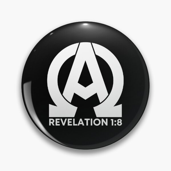 Item preview, Revelation 1:8 - Alpha and Omega Christian Quotes - White Design designed and sold by MoriaStore.