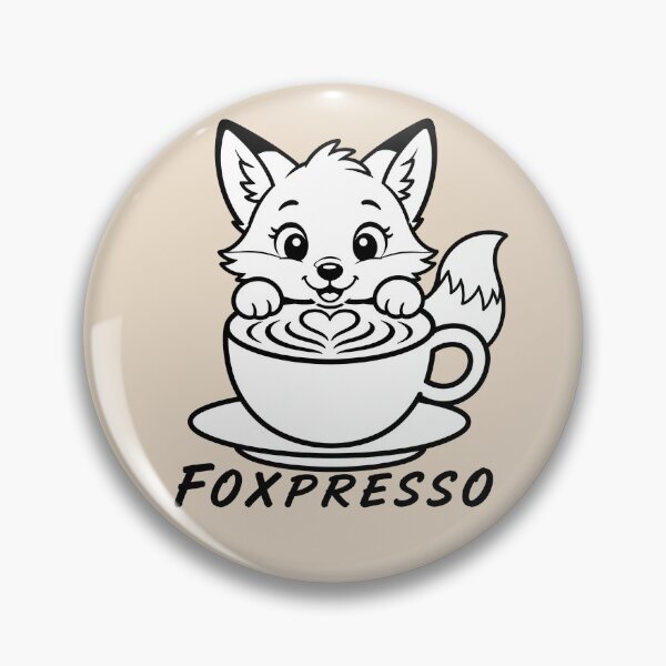 Item preview, ☕ BREWED BEASTIES COLLECTION ☕ - WOODLAND FRIENDS -  Foxpresso designed and sold by WheelieGdArt.