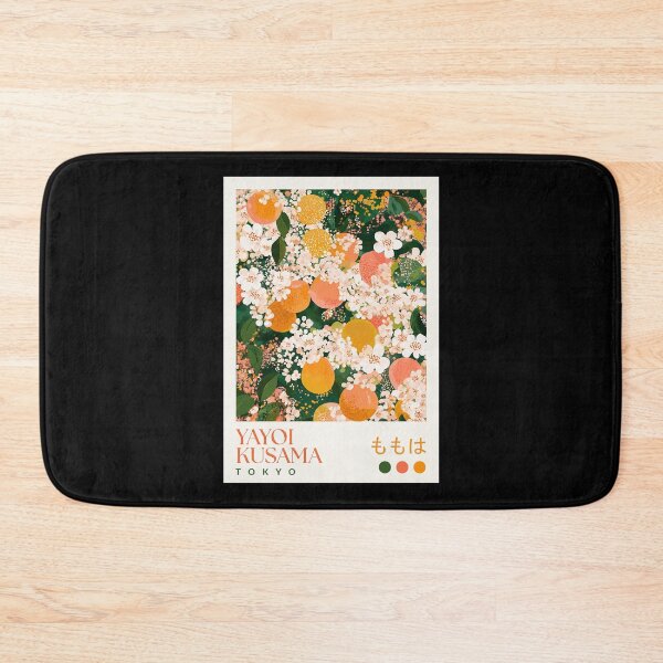 Item preview, Yayoi Kusama Tokyo Orange Blossom Poster - Modern Fruit Floral Wall Art Print, Japanese Contemporary Home Decor designed and sold by MorningJoco.