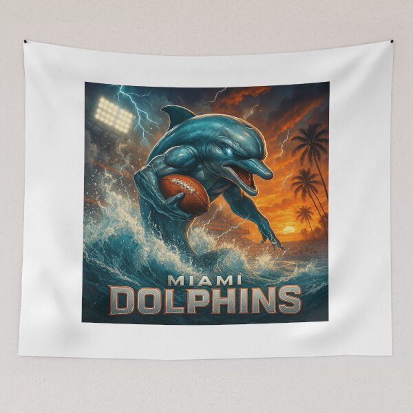 Item preview, Miami Dolphins designed and sold by Rackzdesign.