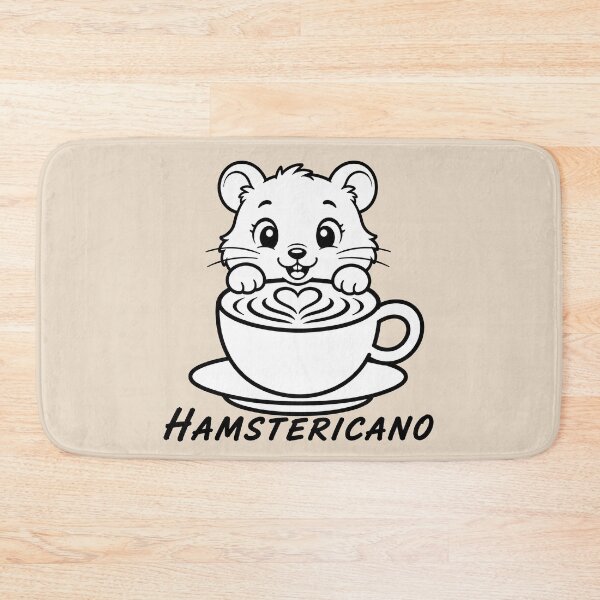 Item preview, ☕ BREWED BEASTIES COLLECTION ☕ - WOODLAND FRIENDS -  Hamstericano designed and sold by WheelieGdArt.