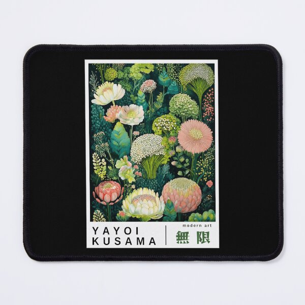 Item preview, Yayoi Kusama Floral Infinity Poster - Modern Botanical Wall Art Print for Home Decor, Unique Gift for Art Lovers designed and sold by HappyGrandmaUB.
