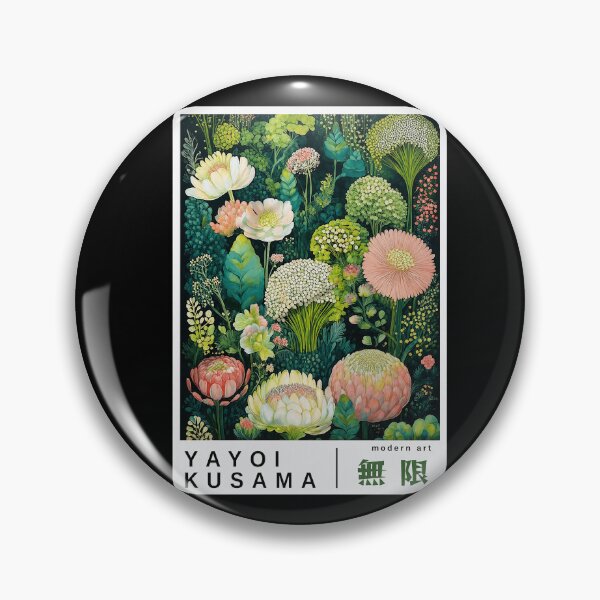Item preview, Yayoi Kusama Floral Infinity Poster - Modern Botanical Wall Art Print for Home Decor, Unique Gift for Art Lovers designed and sold by HappyGrandmaUB.